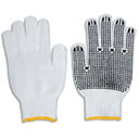 Canvas Gloves with PVC Dots